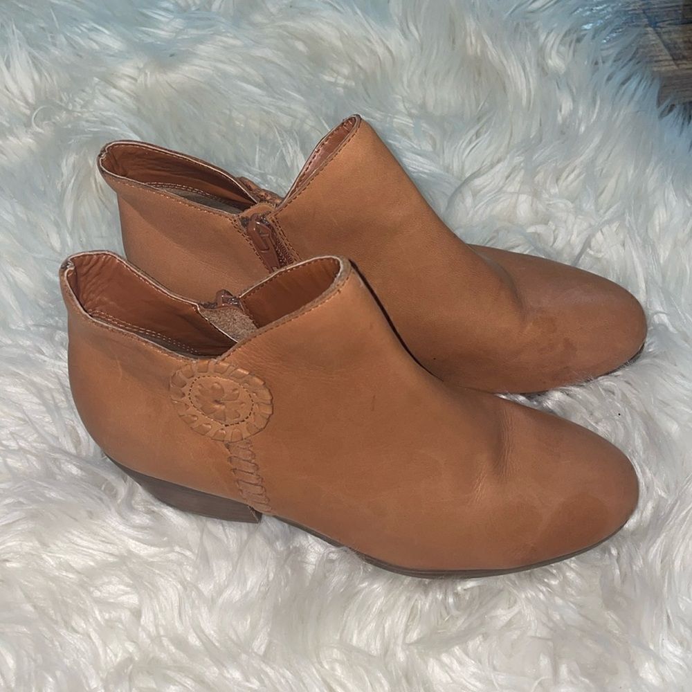 Jack Rogers Peyton Leather Ankle Boots
